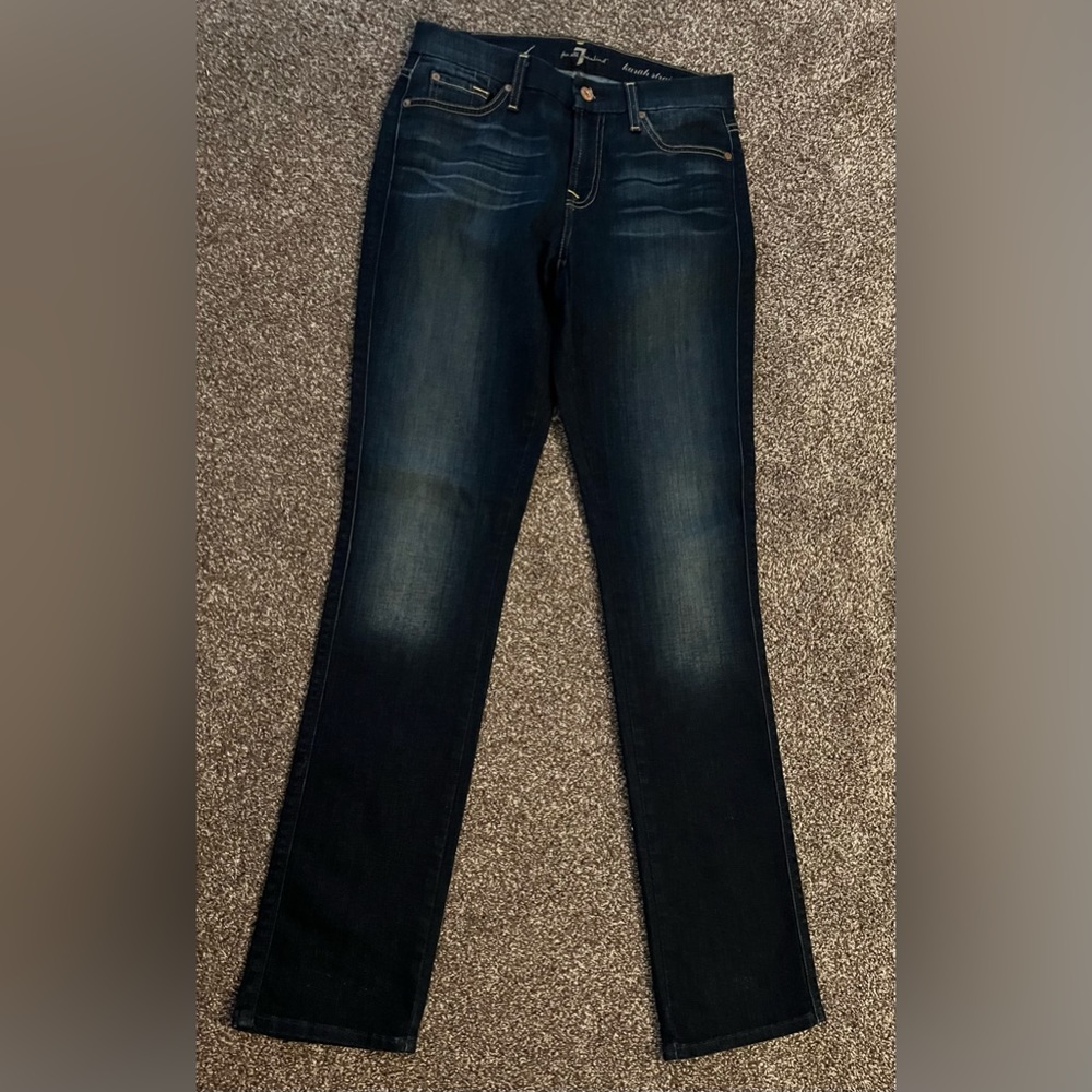 Used 7 For All Mankind Straight Leg Size 28